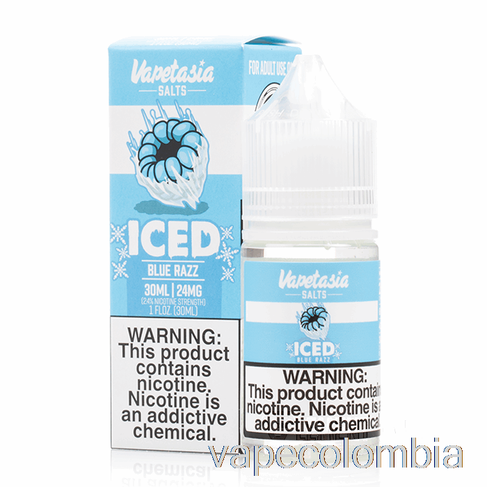 Vape Recargable Iced Blue Razz - Sales De Vapetasia - 30ml 24mg